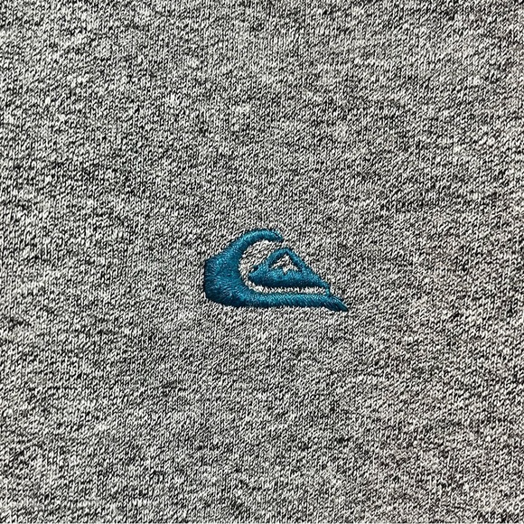 Quiksilver Men’s Raglan Sleeve Hoodie in Teal & Gray - Size Medium - Picture 13 of 16